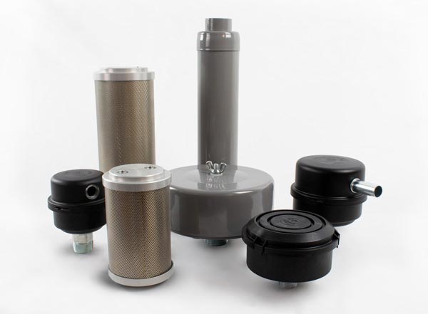 Air compressor clearance inlet filter